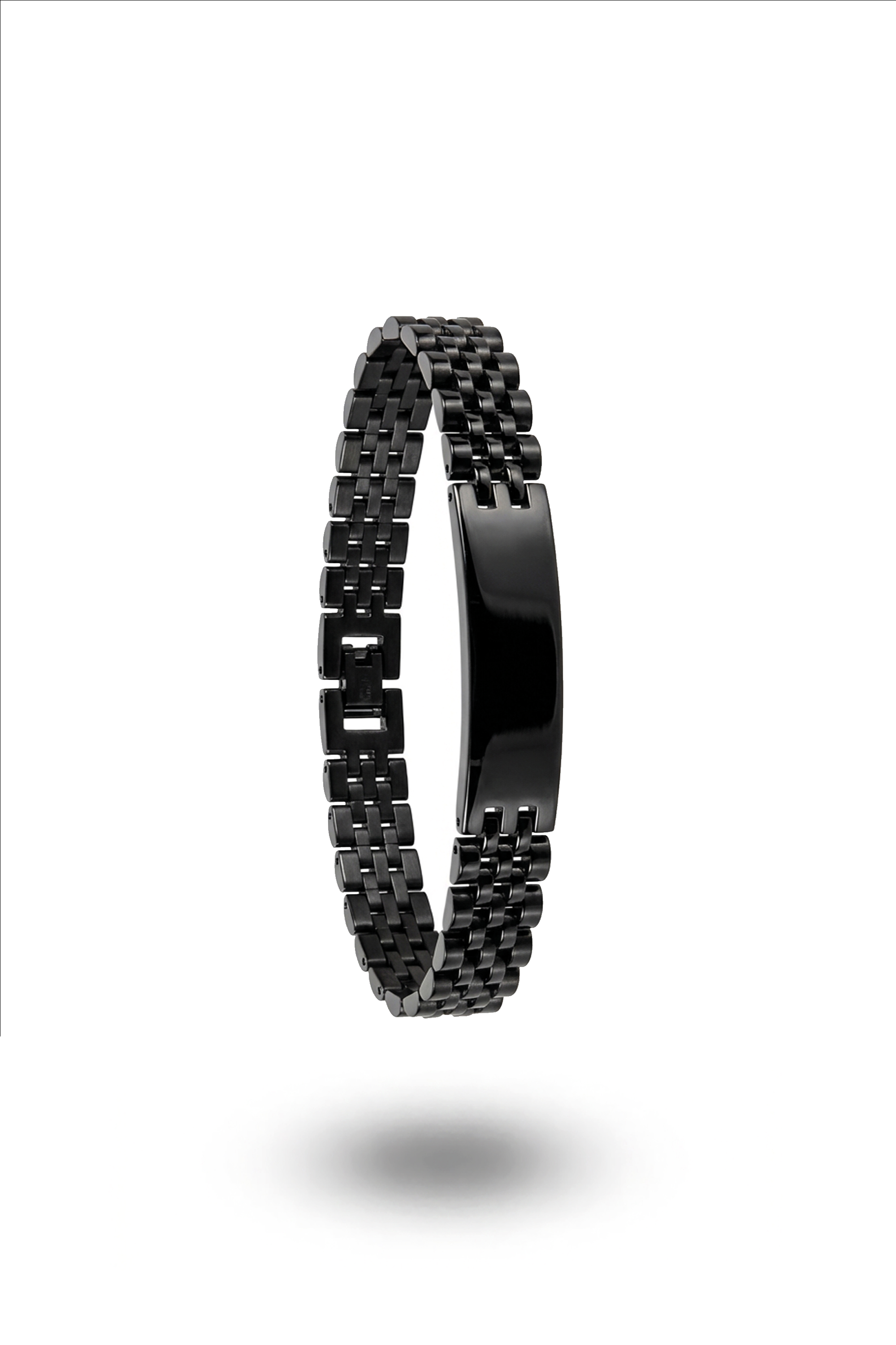 Erkek Siyah rolex künye bileklik