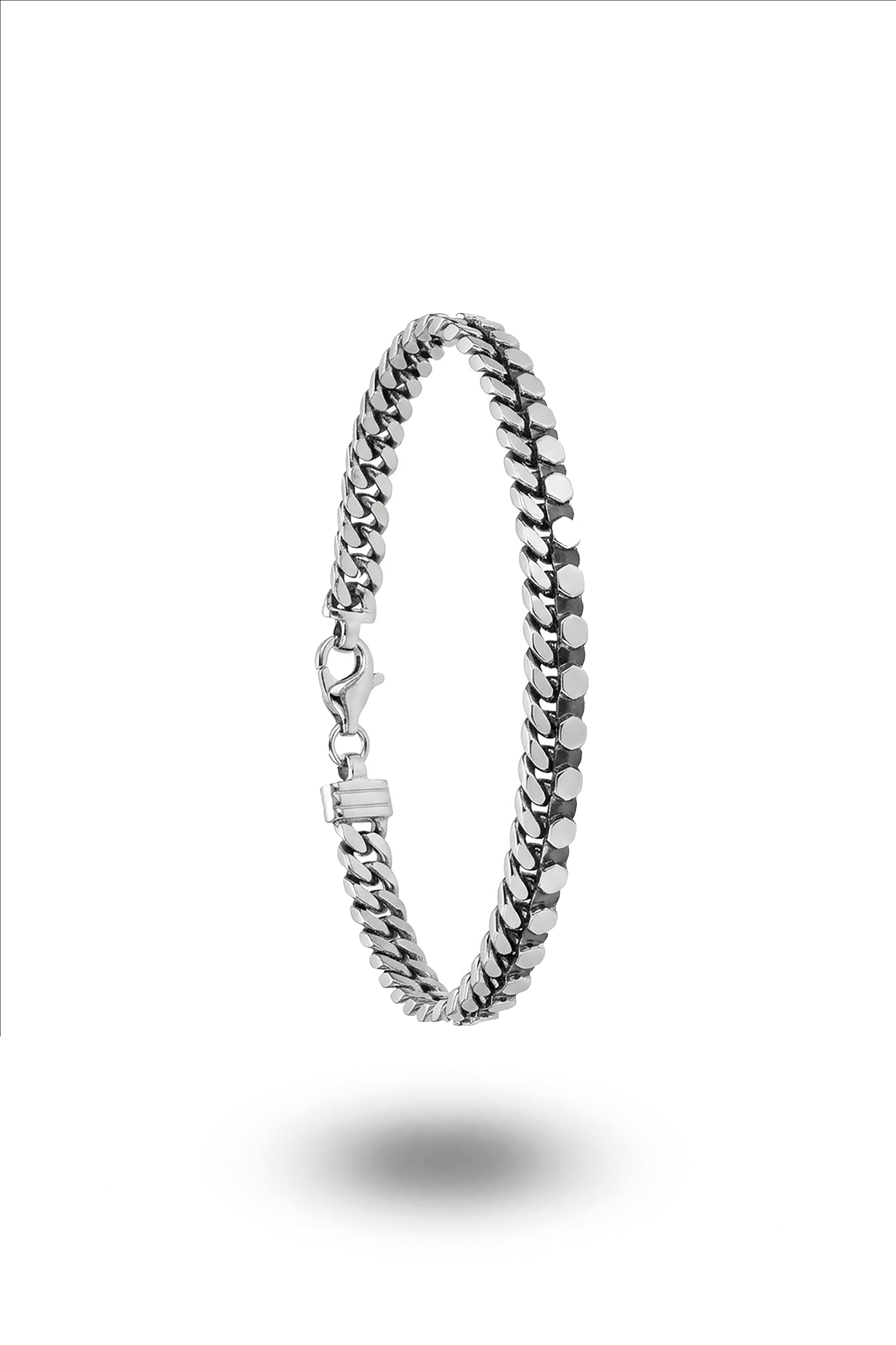 Erkek Çiftli Petek toplu Zincir bileklik