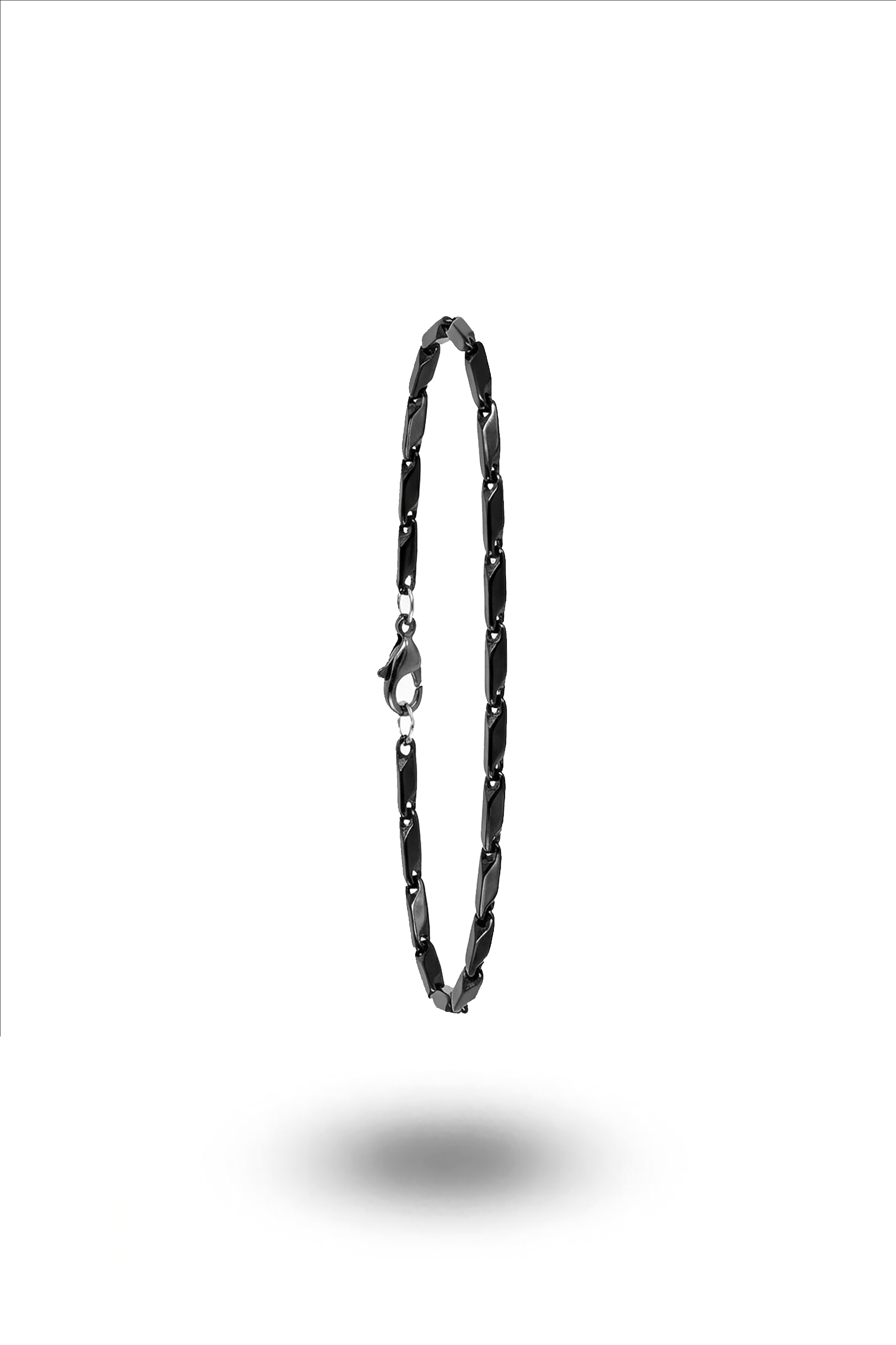 Erkek Siyah ince bileklik