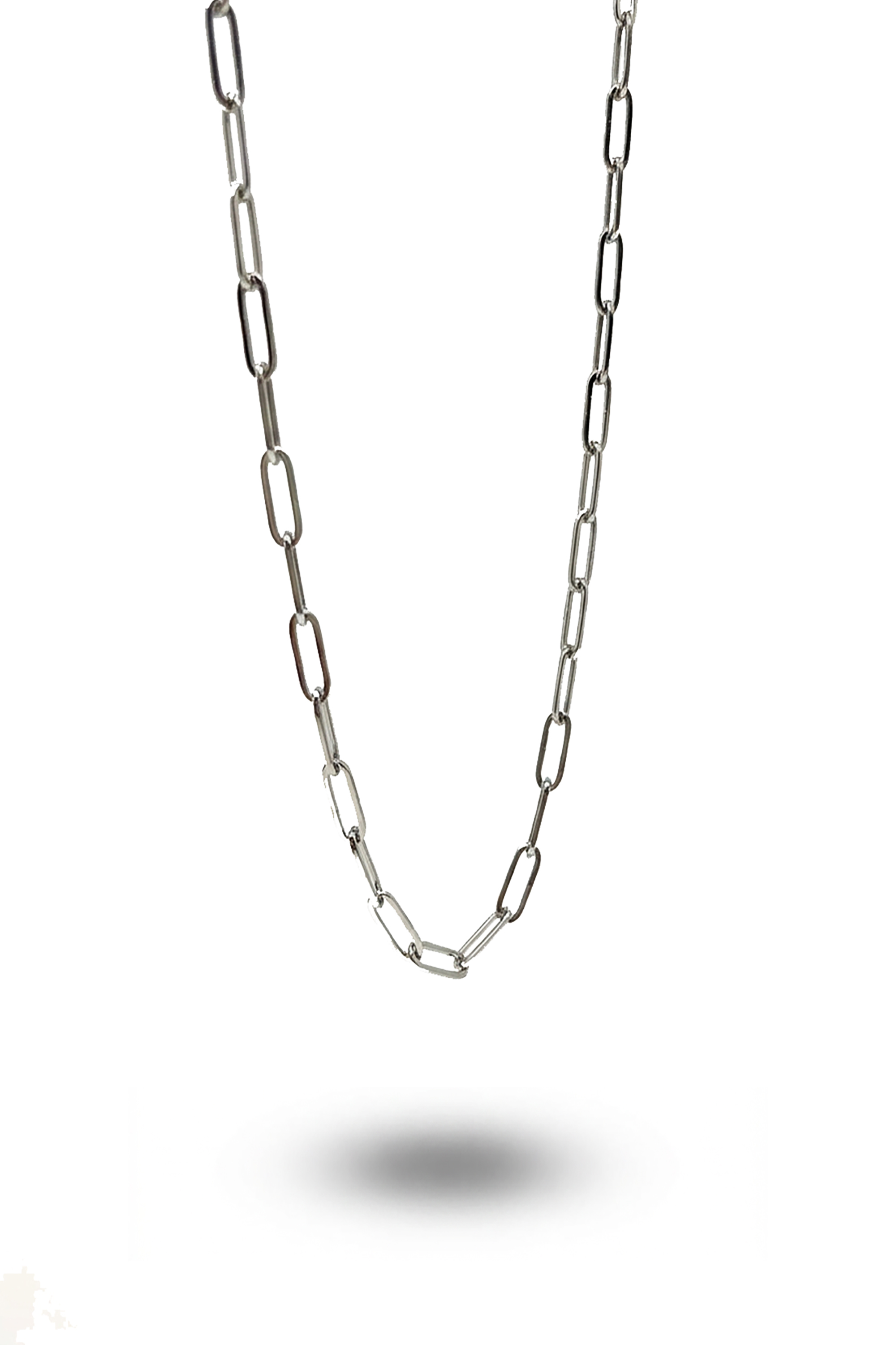 Beyaz ince Ataç Kolye