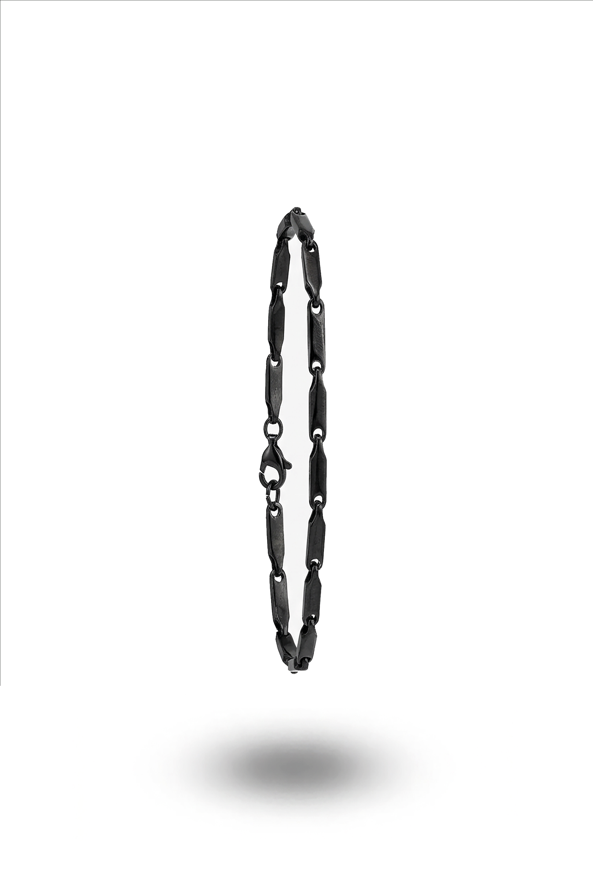 Erkek Siyah kalın bileklik