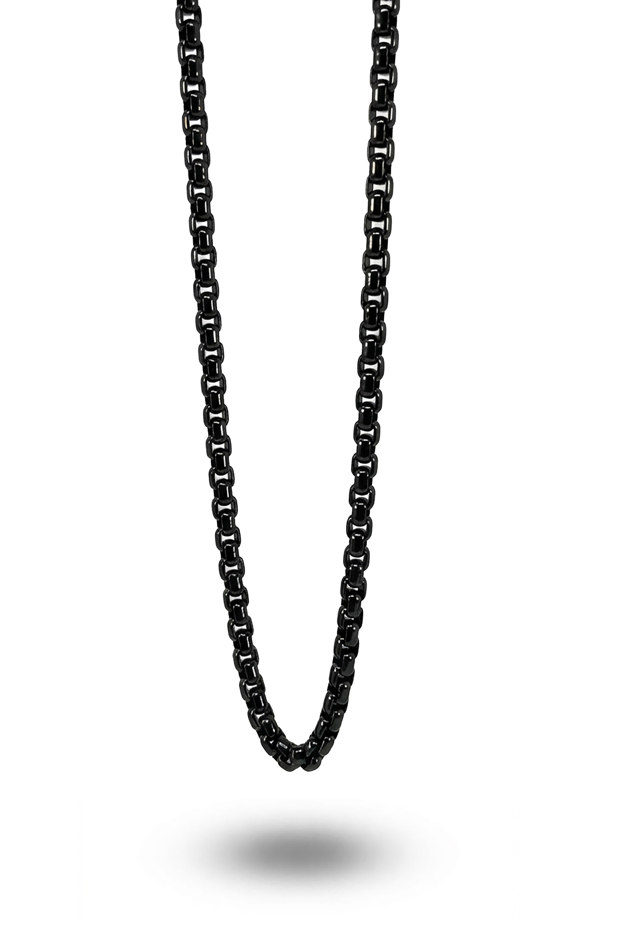 Erkek Siyah Doç zincir kolye